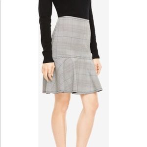 Ann Taylor plaid work skirt